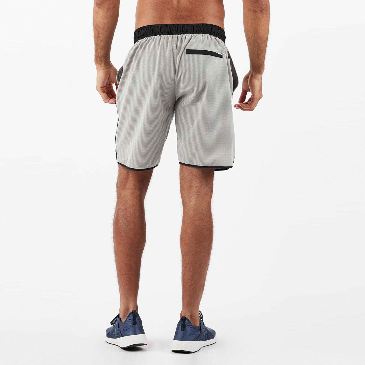 Banks Short | Engineered Grey Stripe