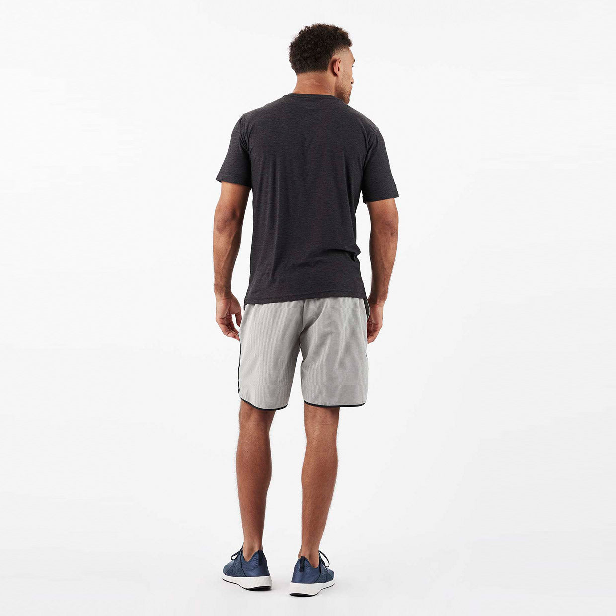 Banks Short | Engineered Grey Stripe