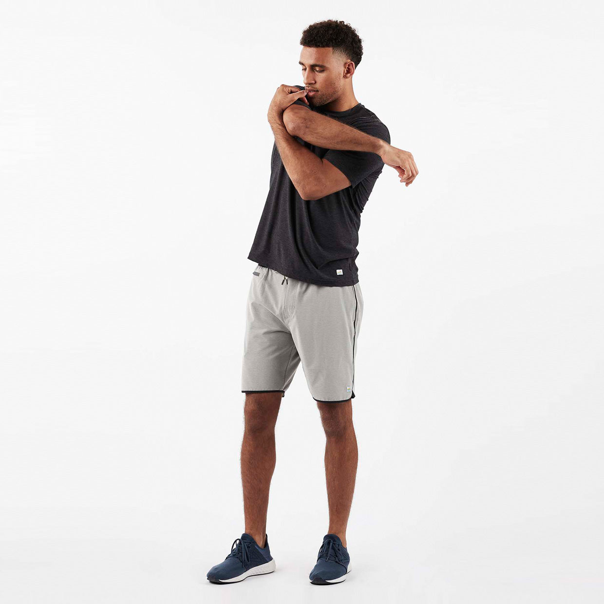 Banks Short | Engineered Grey Stripe