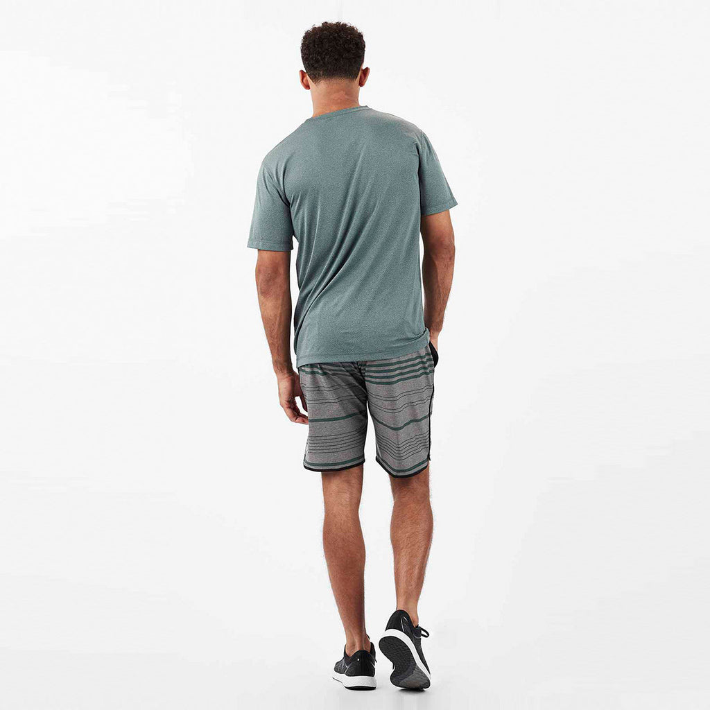 Banks Short | Grey Texture Canyon Stripe