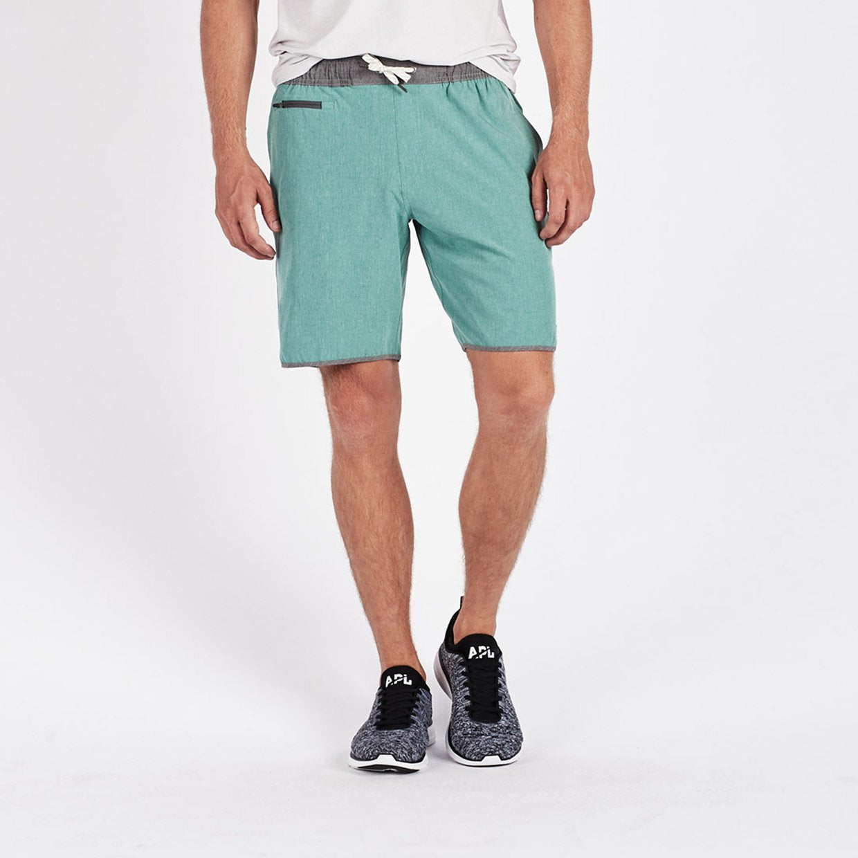 Banks Short | Aloe Linen Texture
