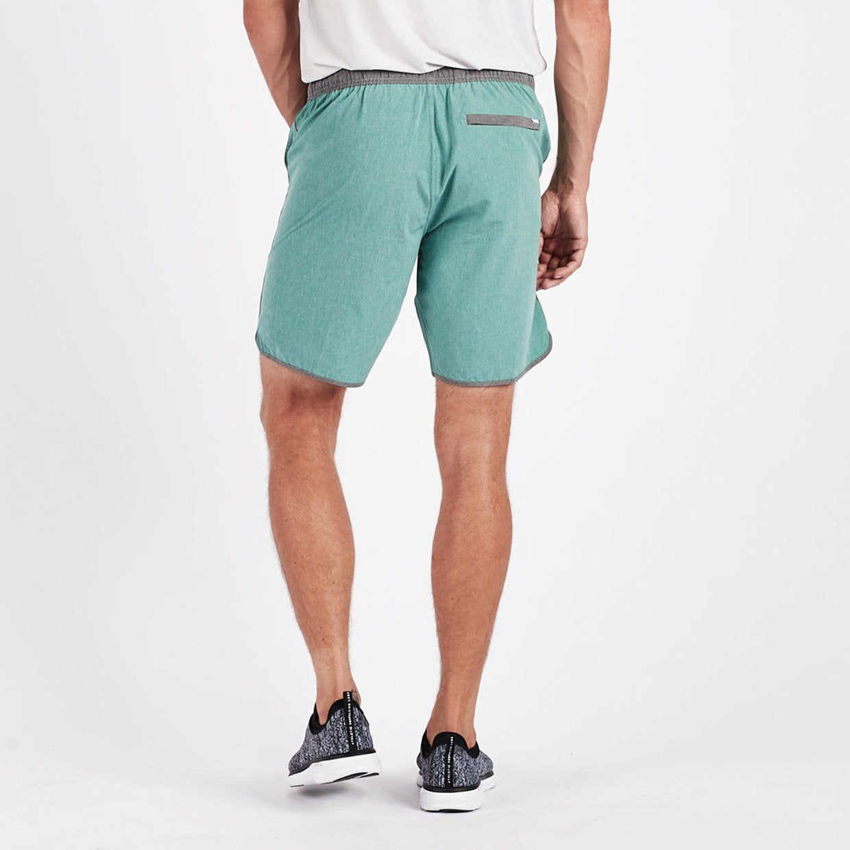 Banks Short | Aloe Linen Texture