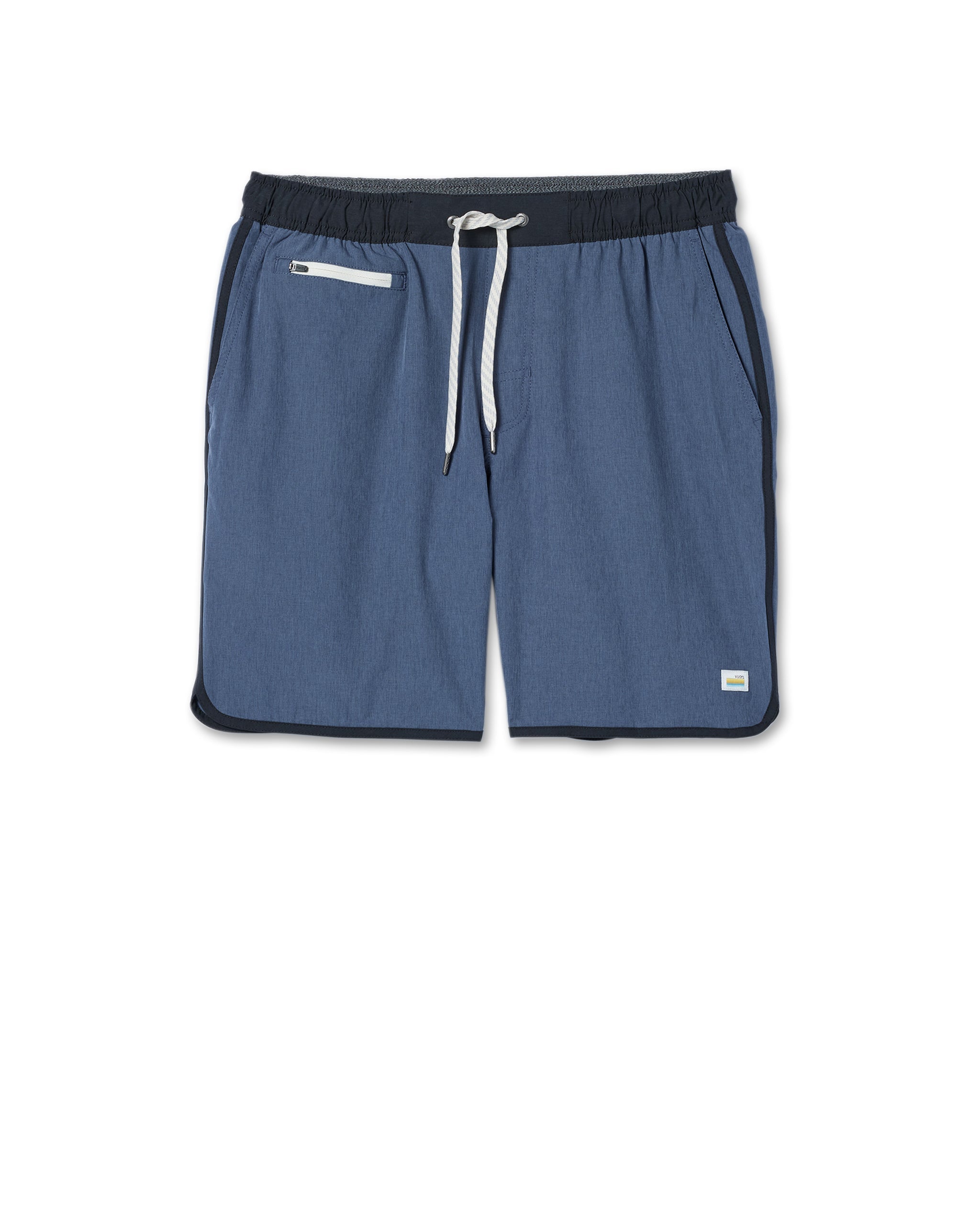 Banks Short | Azure Linen Texture