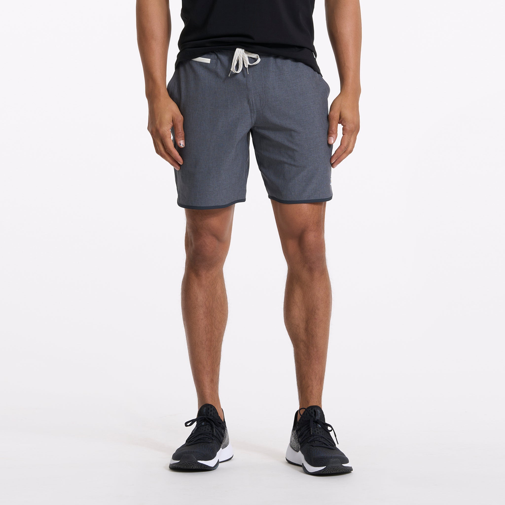 Banks Short | Engineered Charcoal Stripe