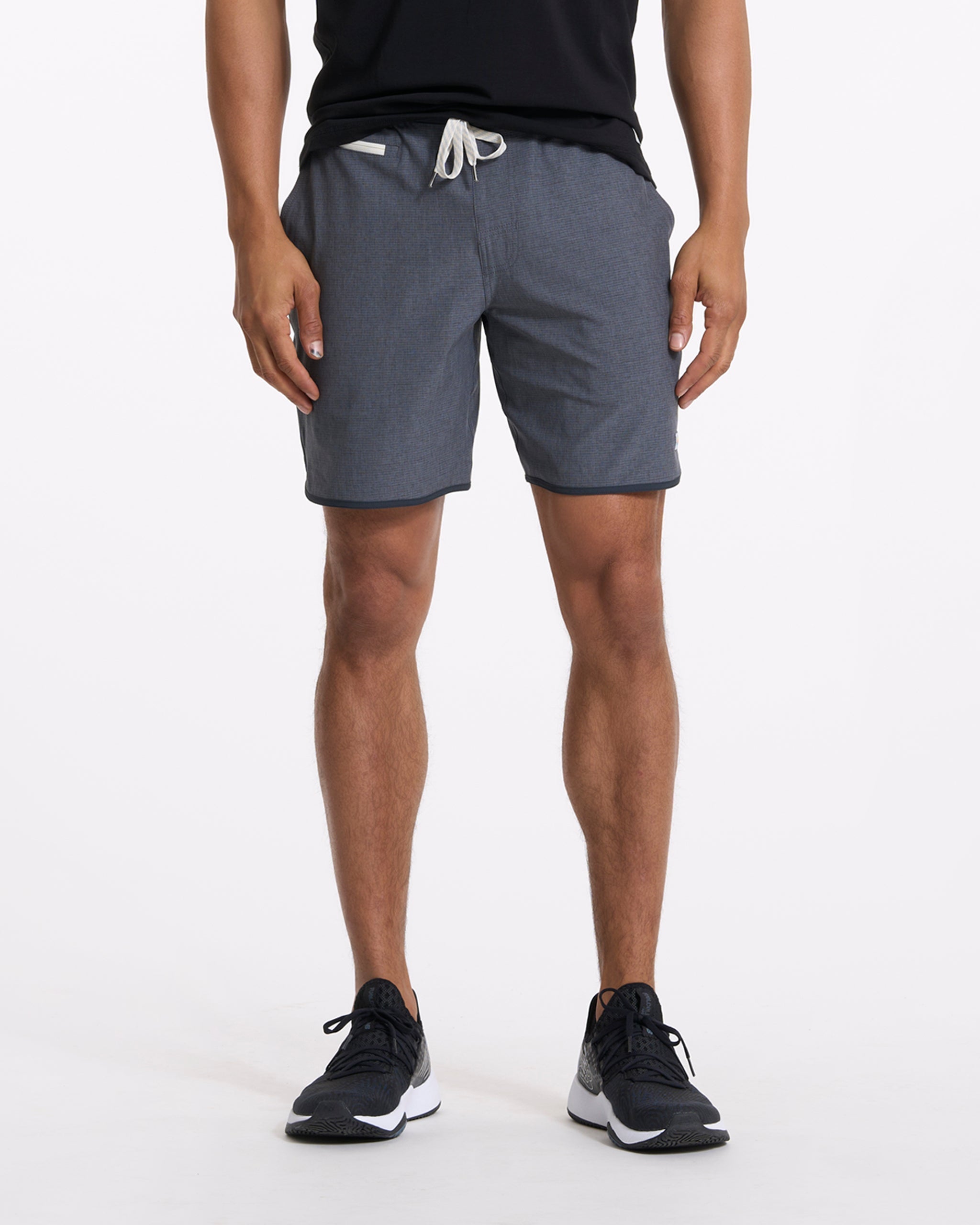 Banks Short | Charcoal Engineered Stripe