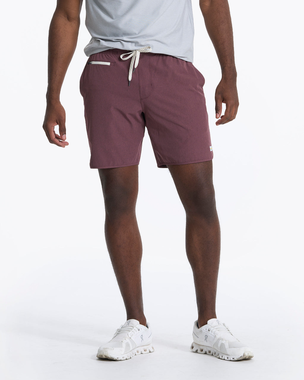 Banks Short | Chestnut Linen Texture