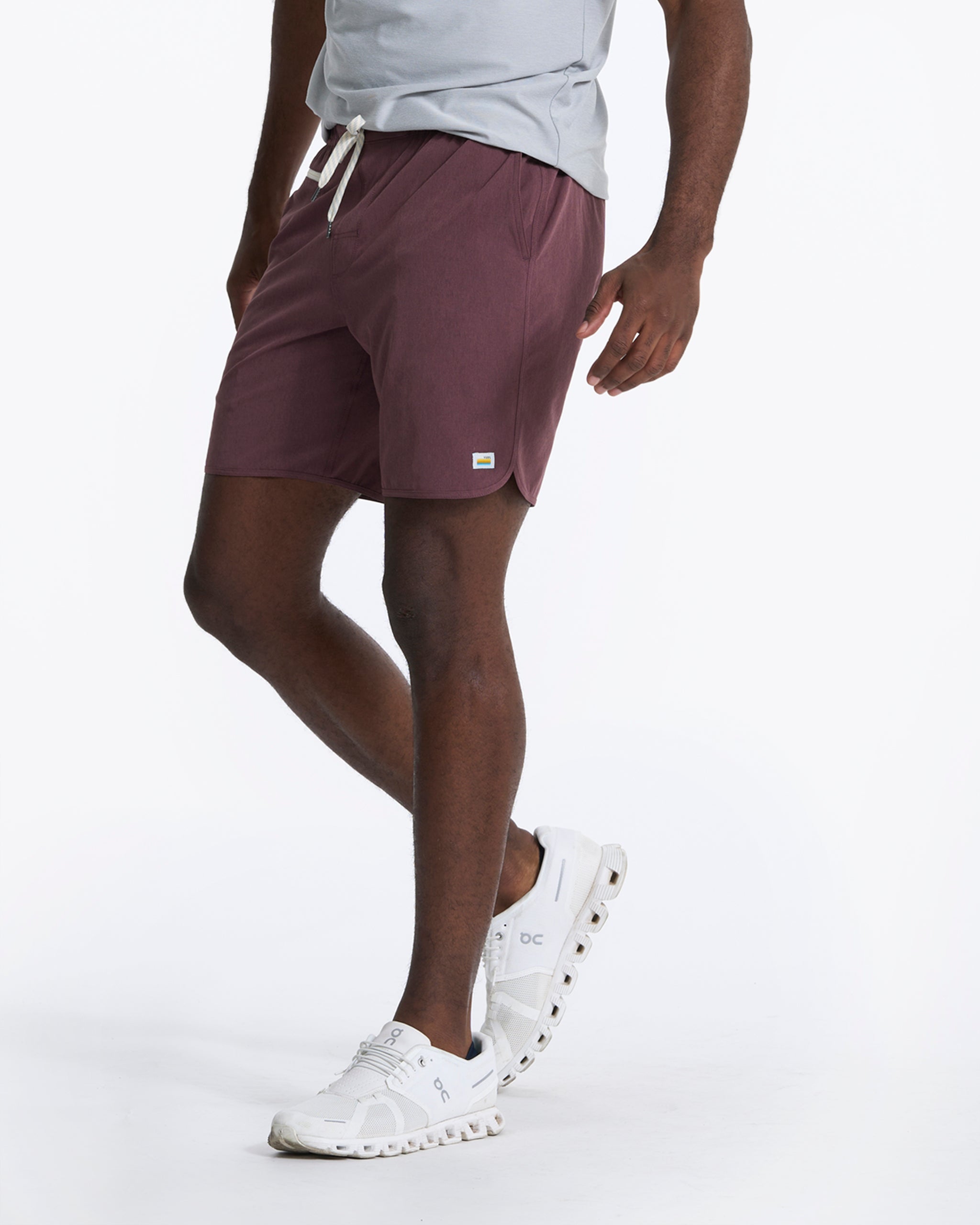 Banks Short | Chestnut Linen Texture