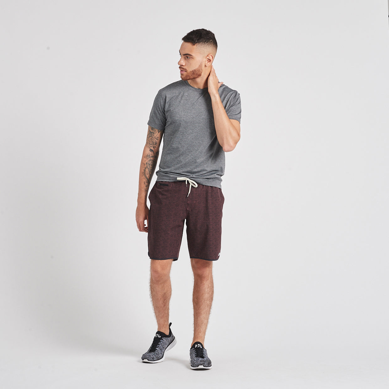 Banks Short | Fig Twill Texture