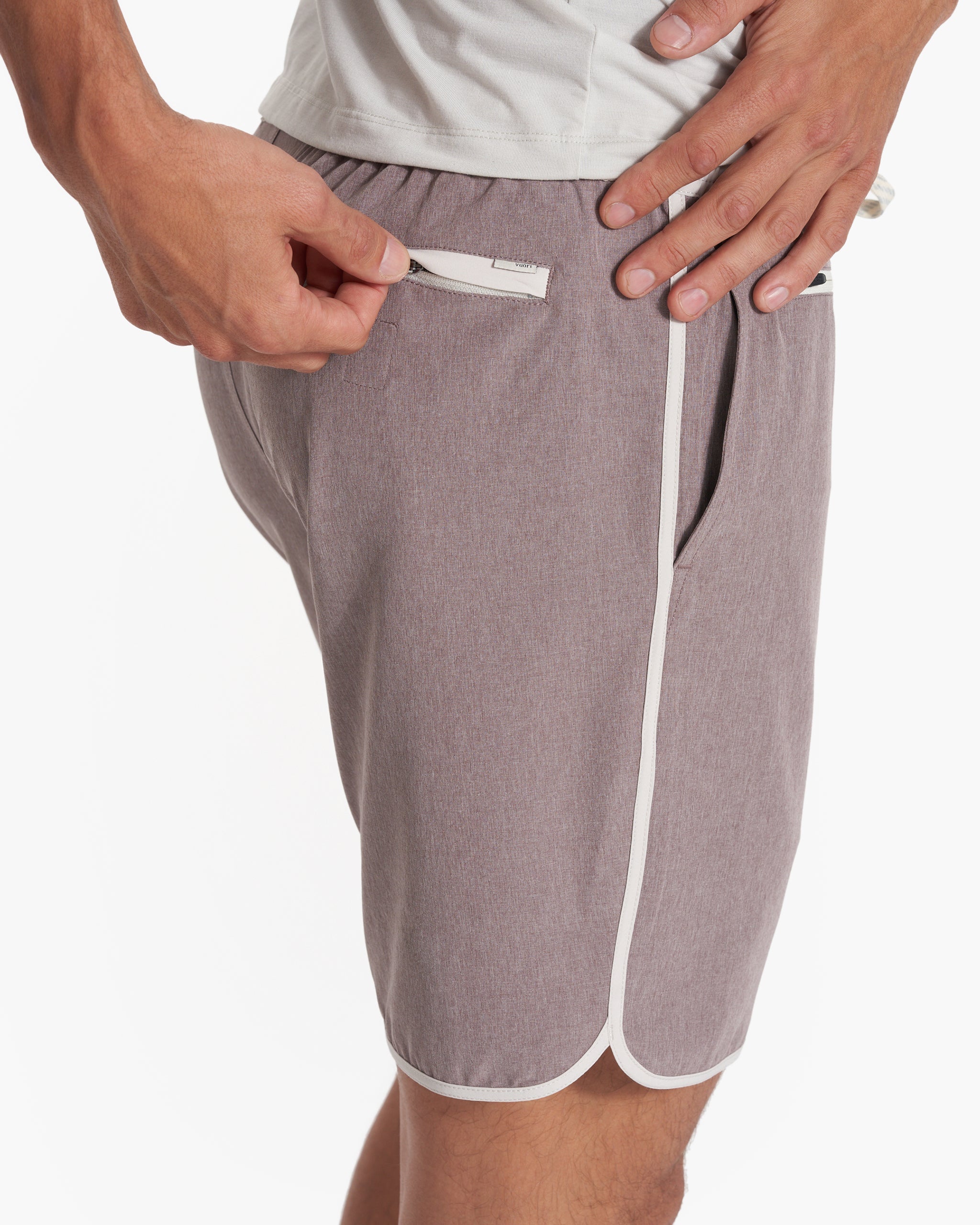 Banks Short | Hazel Linen Texture
