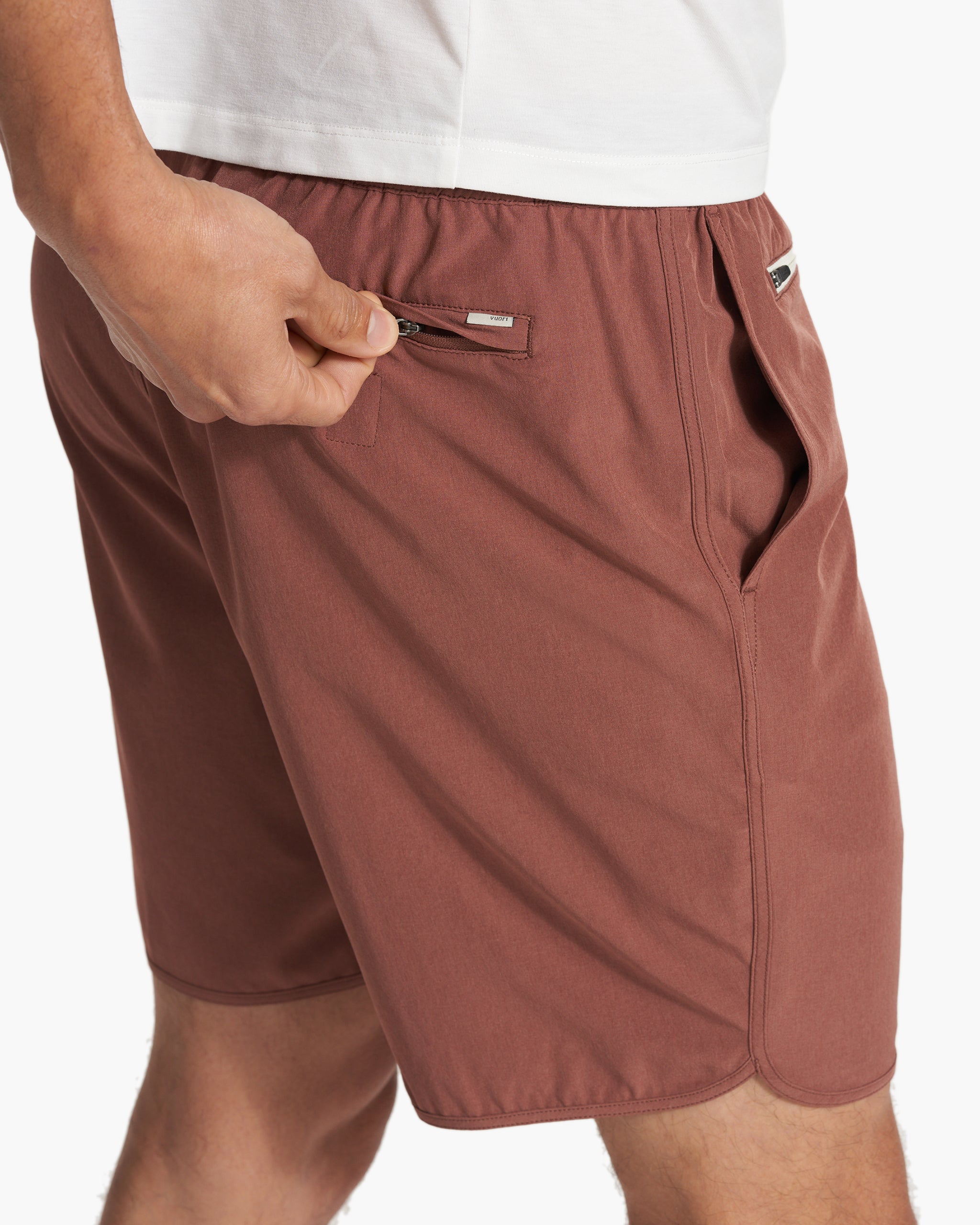 Banks Short | Hazelnut Linen Texture