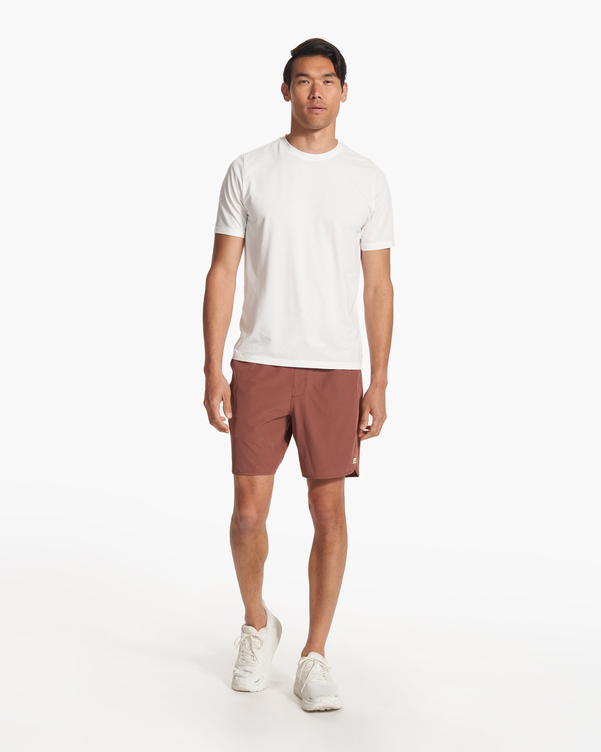 Banks Short | Hazelnut Linen Texture