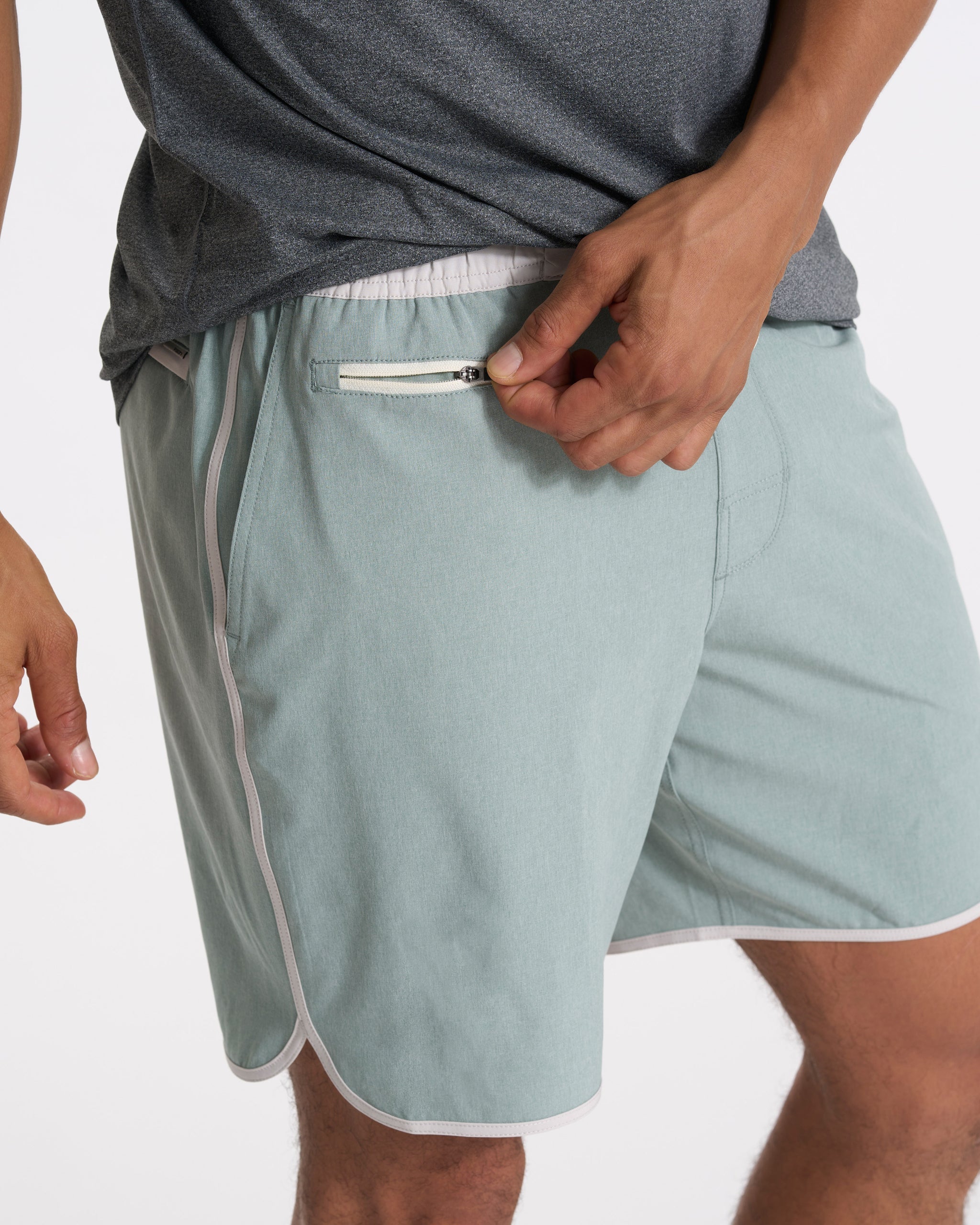 Banks Short | Neptune Linen Texture