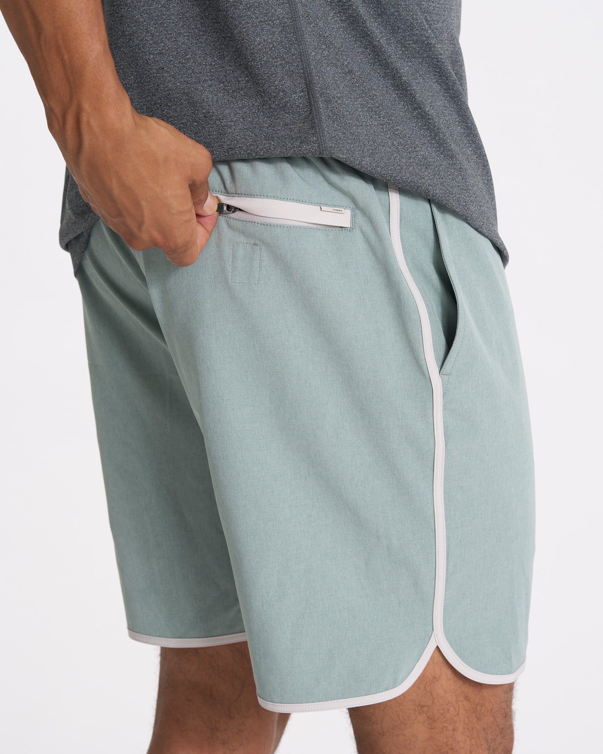 Banks Short | Neptune Linen Texture
