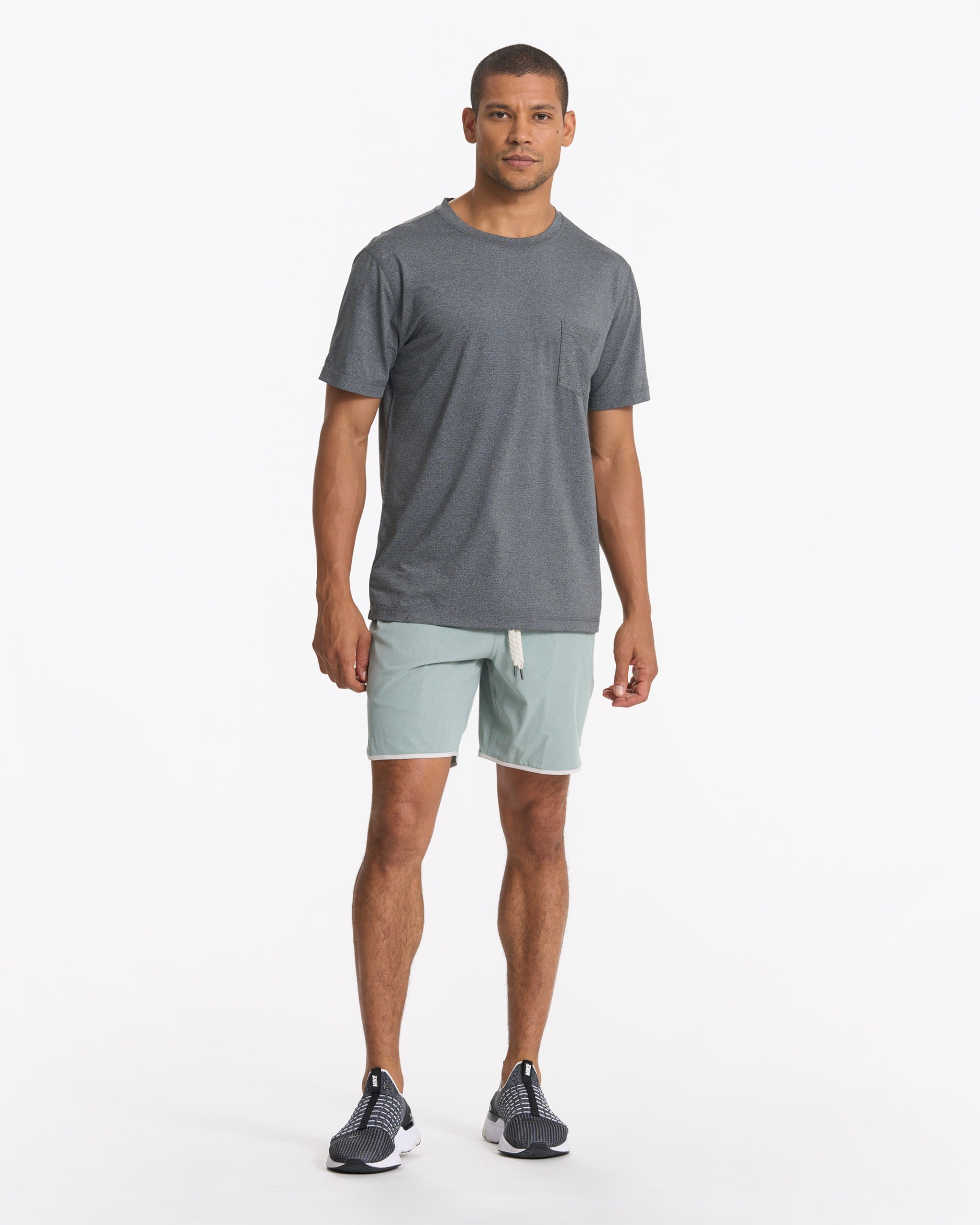 Banks Short | Neptune Linen Texture