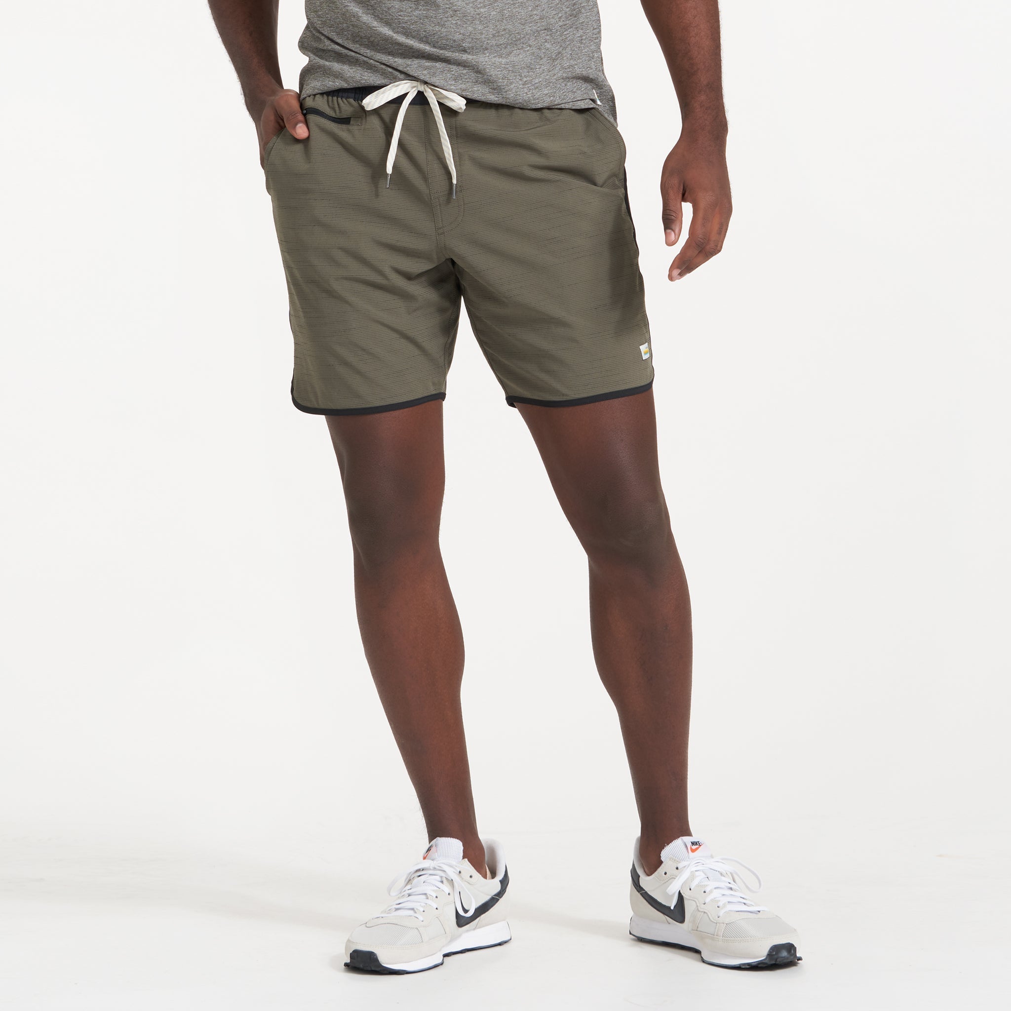Banks Short | Oregano Slub Stripe
