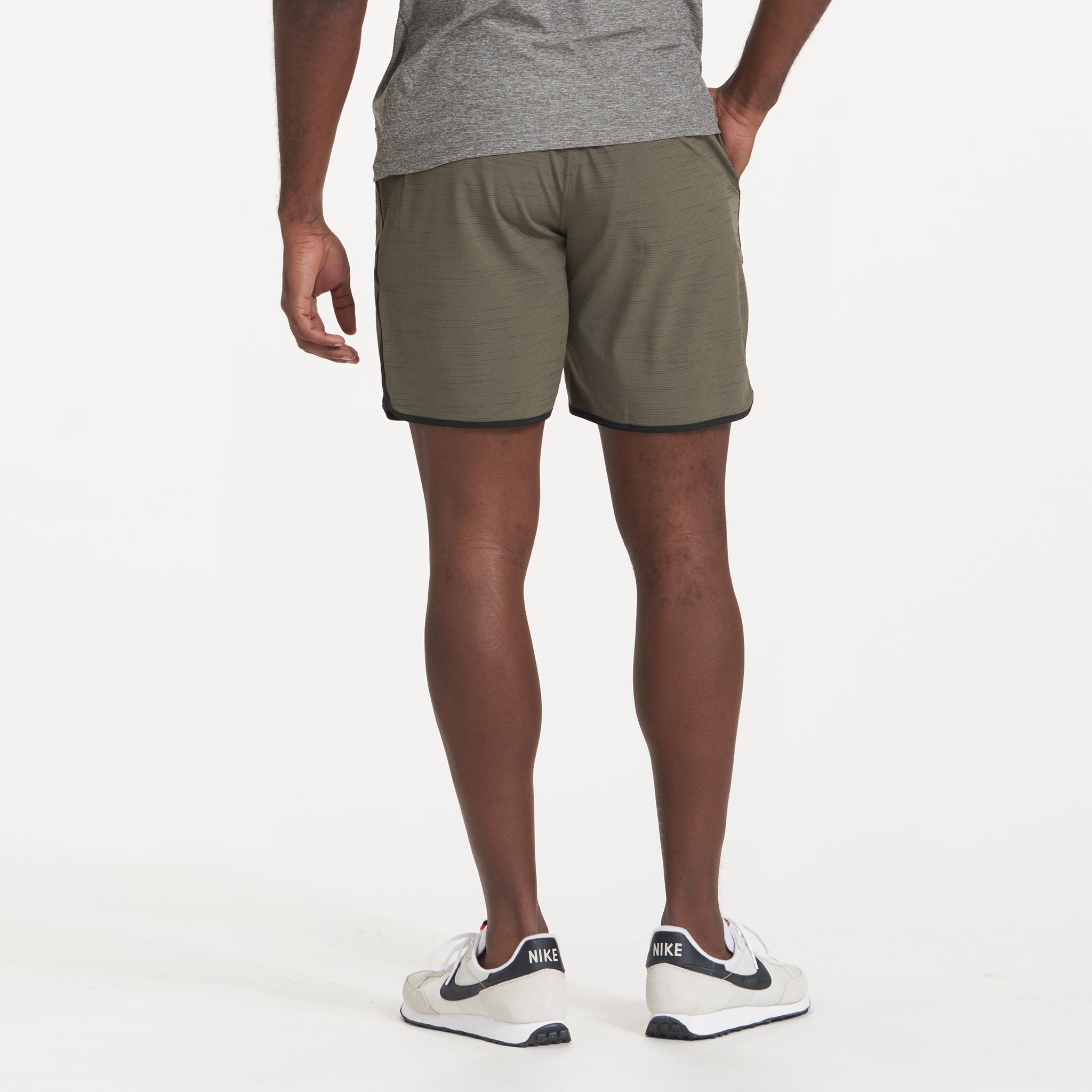 Banks Short | Oregano Slub Stripe