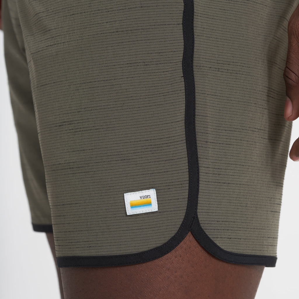 Banks Short | Oregano Slub Stripe