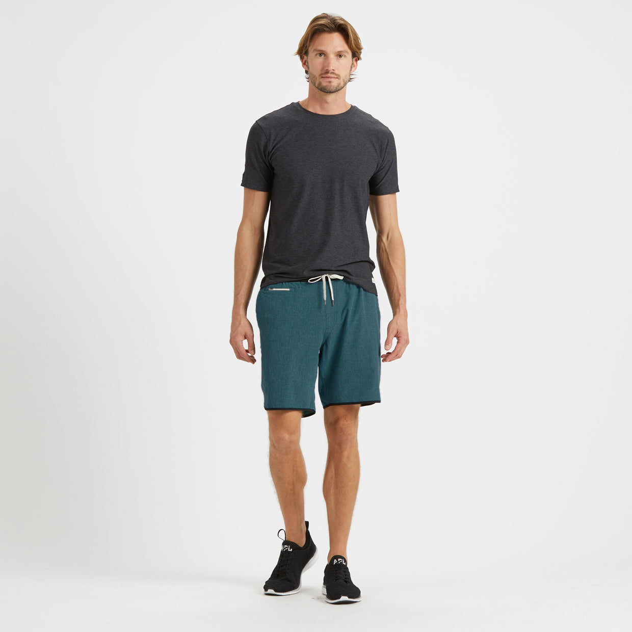 Banks Short | Palm Linen Texture