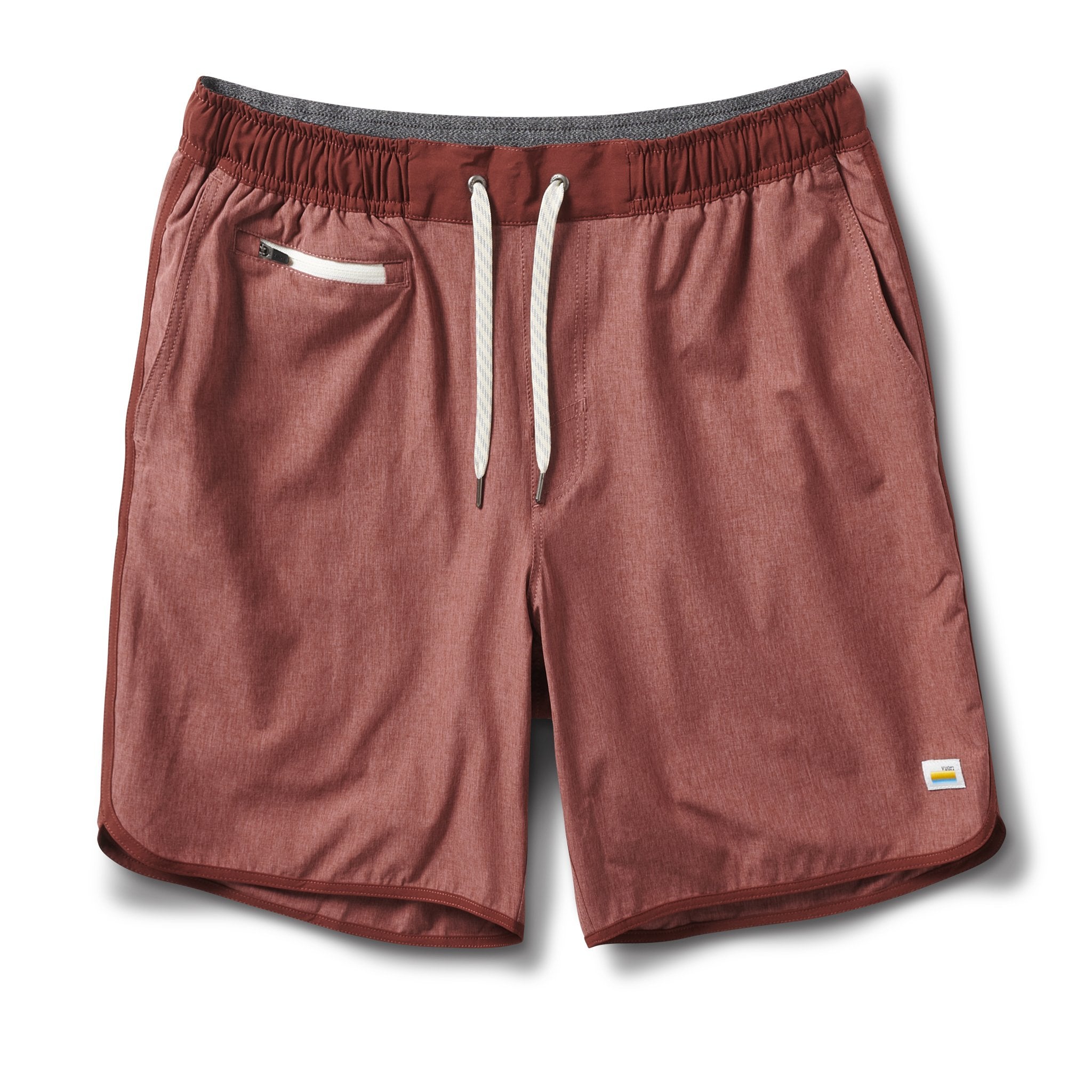 Banks Short | Red Clay Linen Texture