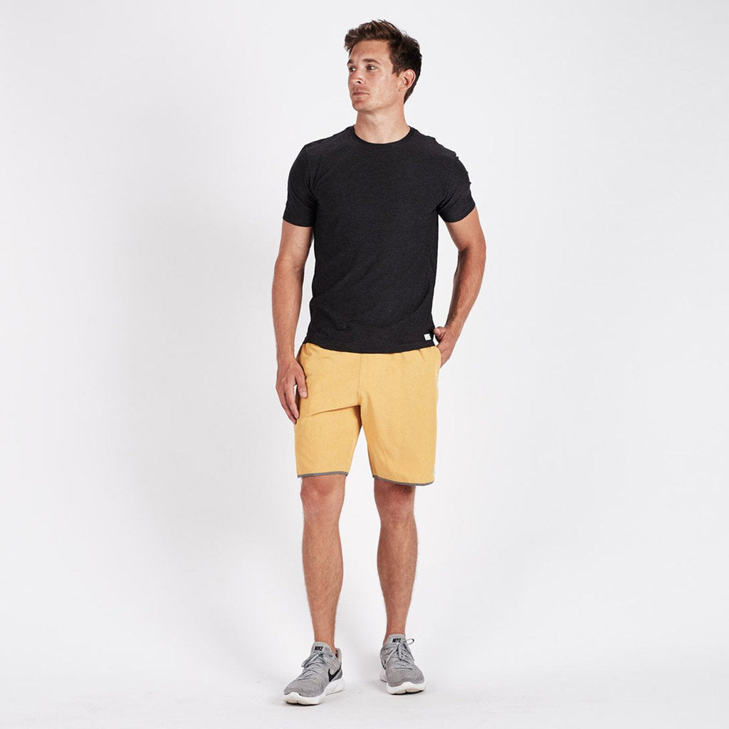 Banks Short | Saffron Linen Texture