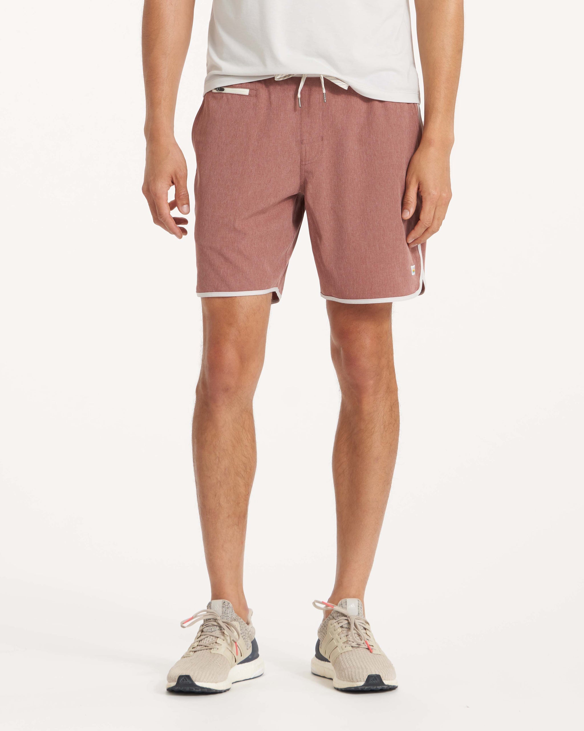 Banks Short | Terracotta Linen Texture