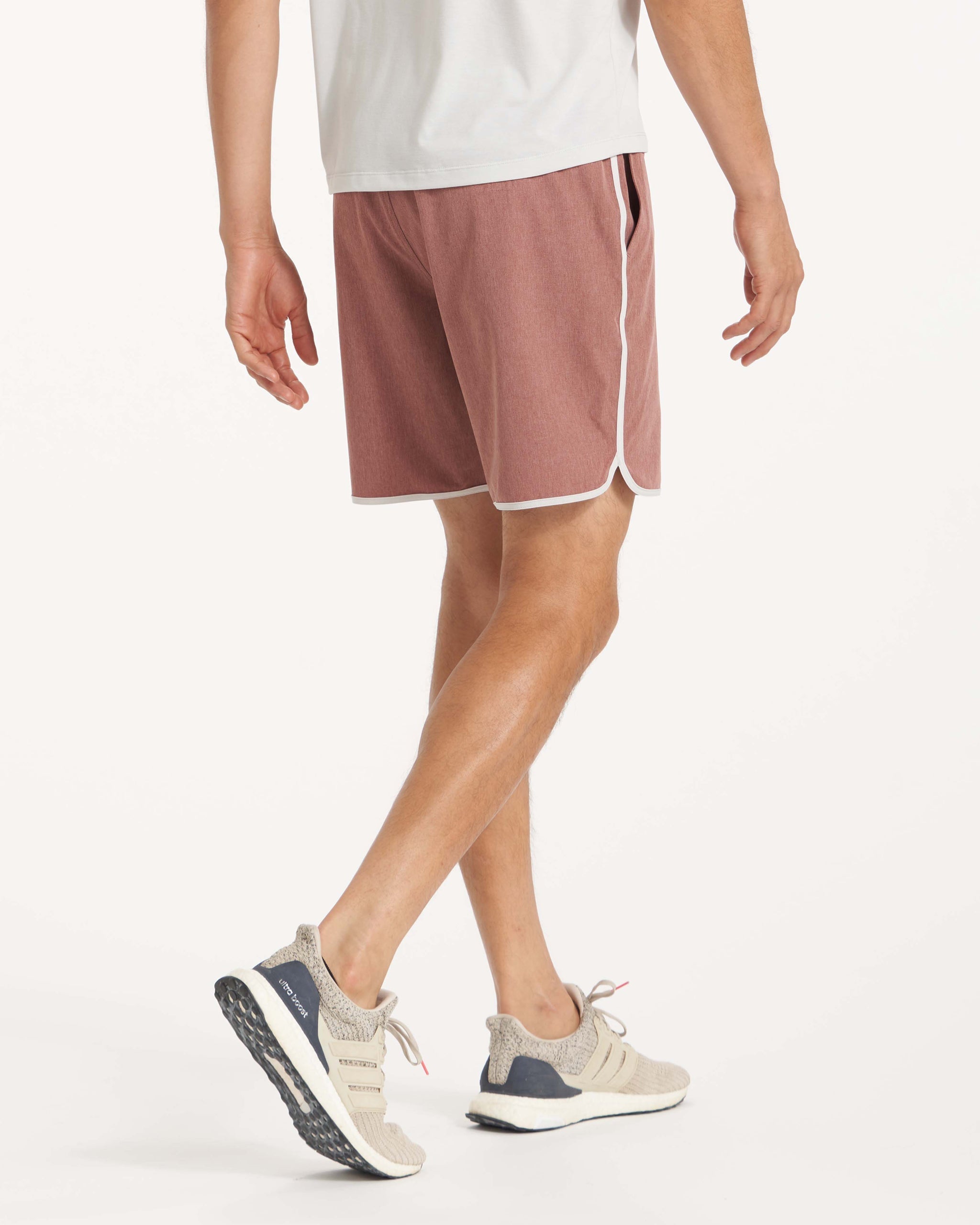 Banks Short | Terracotta Linen Texture