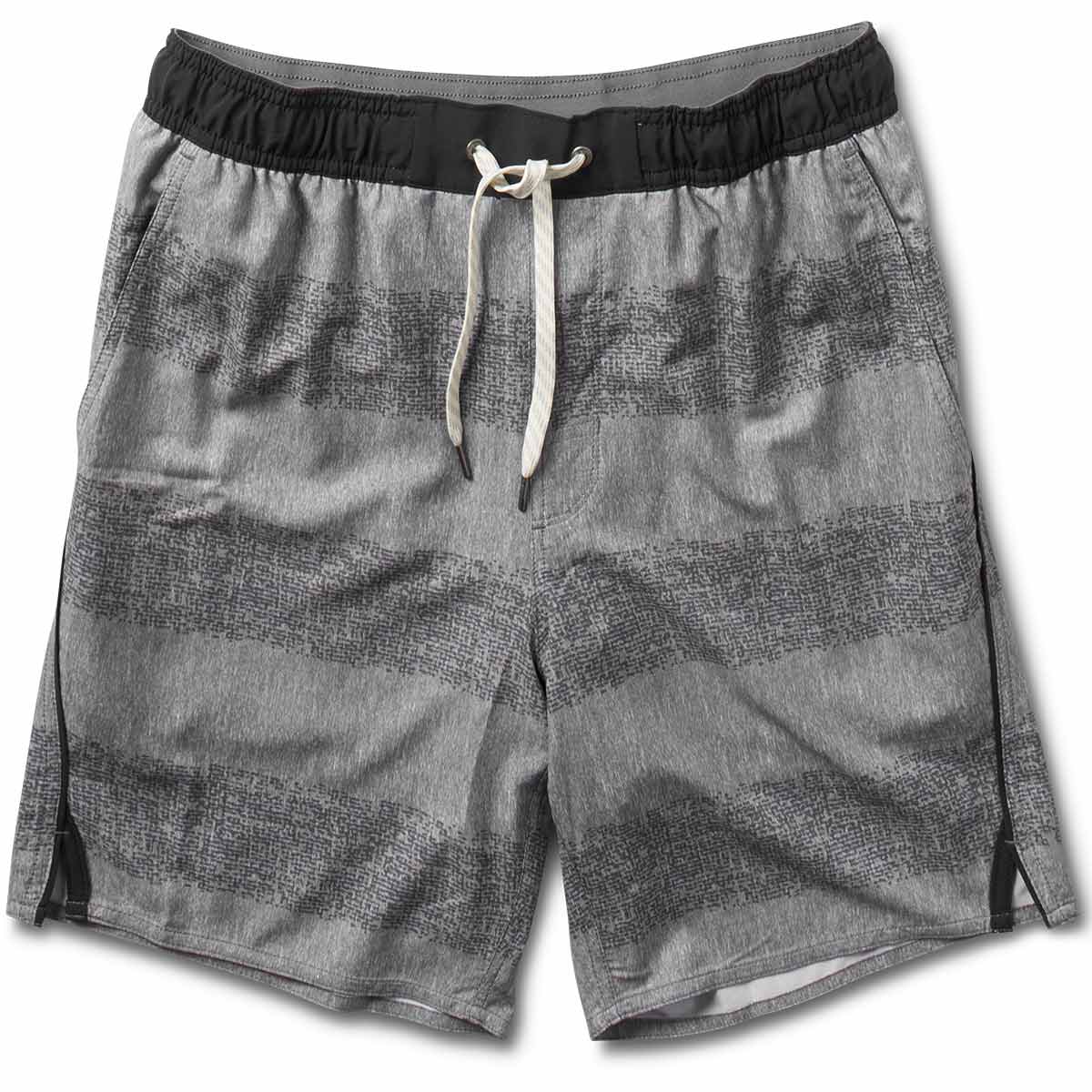 Trail Short | Grey Texture Stripe
