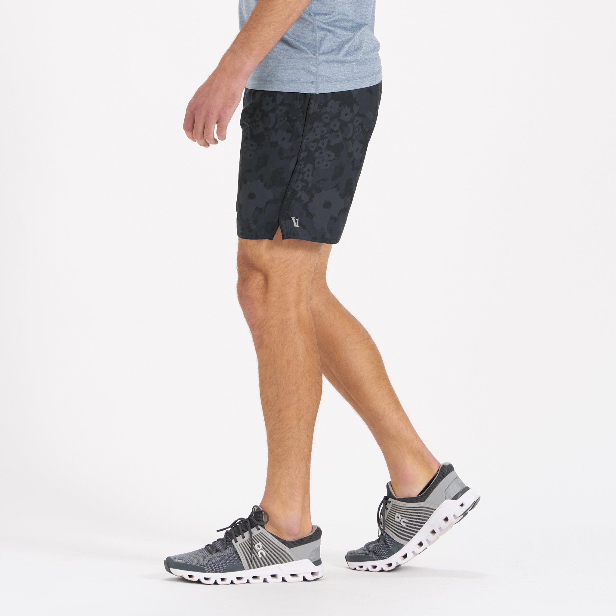 Trail Short | Charcoal Camo Flower