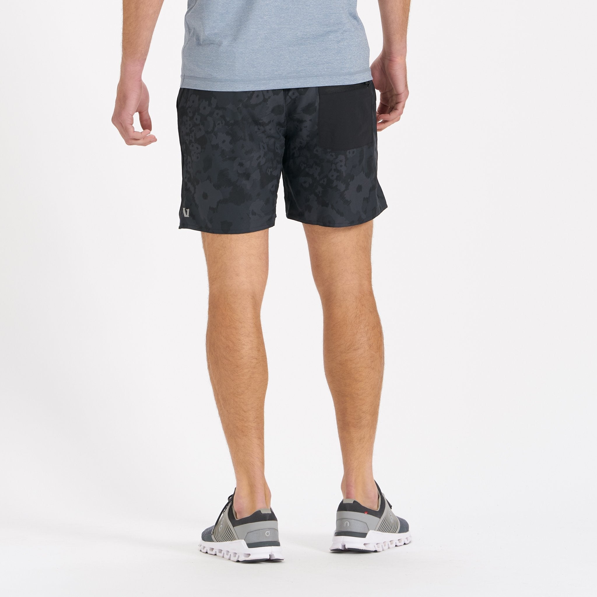 Trail Short | Charcoal Camo Flower