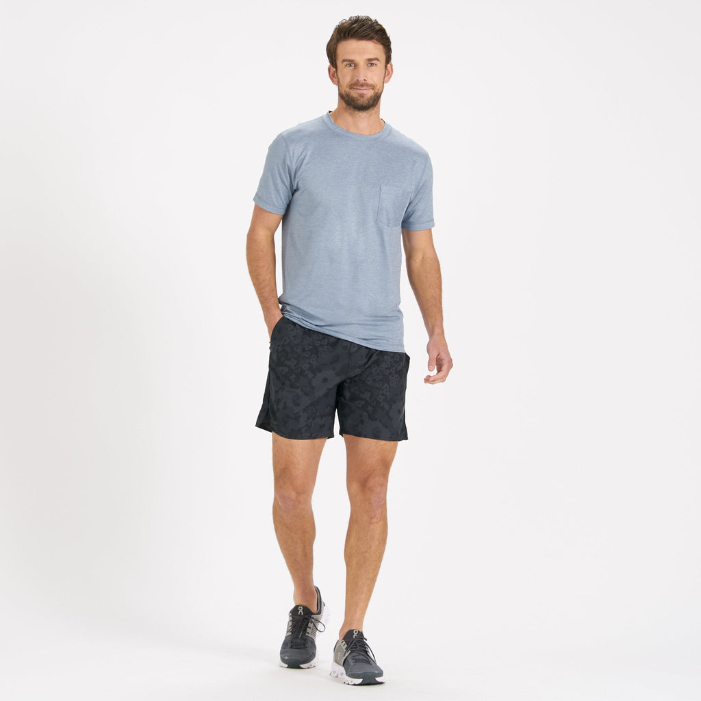 Trail Short | Charcoal Camo Flower