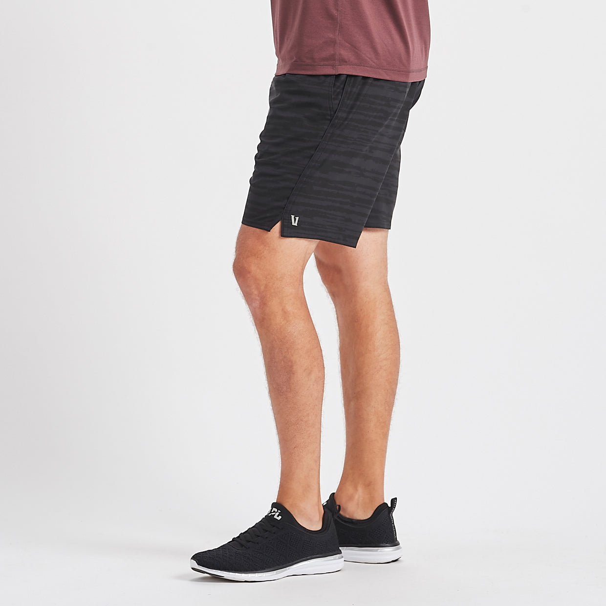 Trail Short | Black Dye Stripe