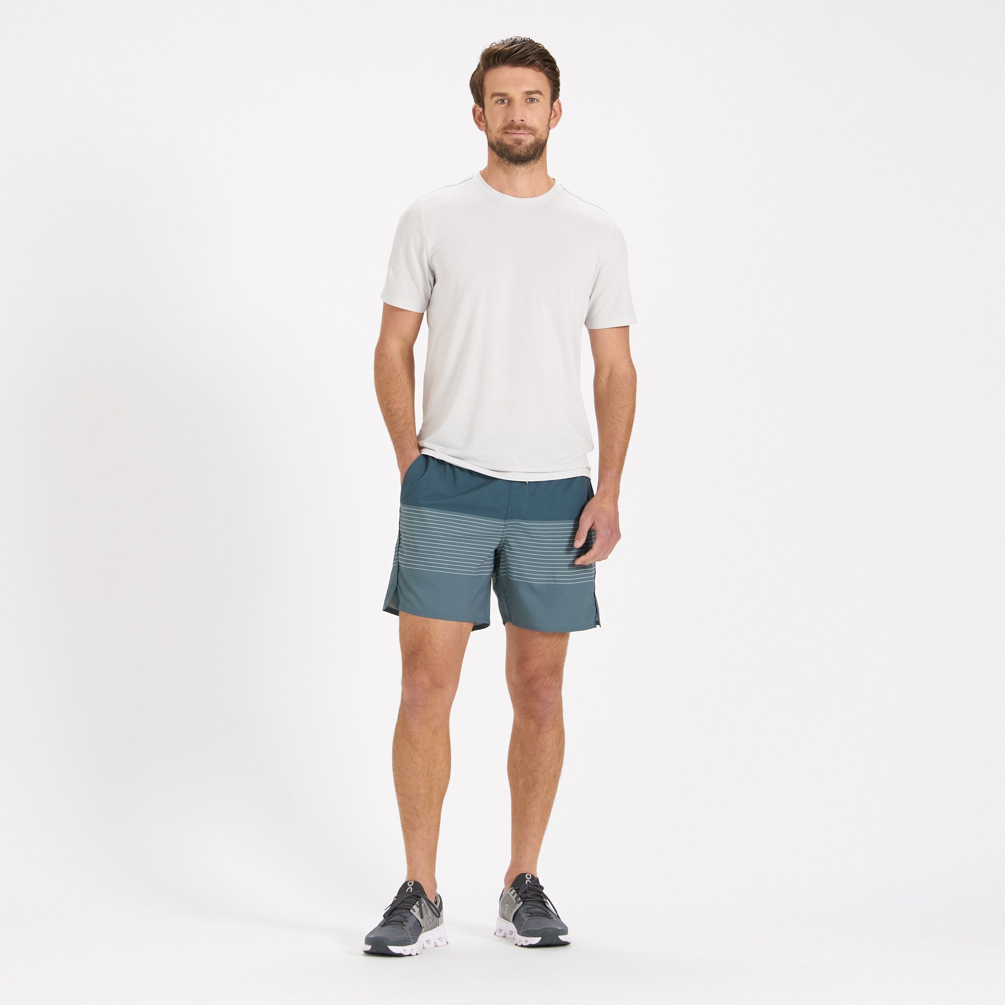 Trail Short | Beryl Stripe