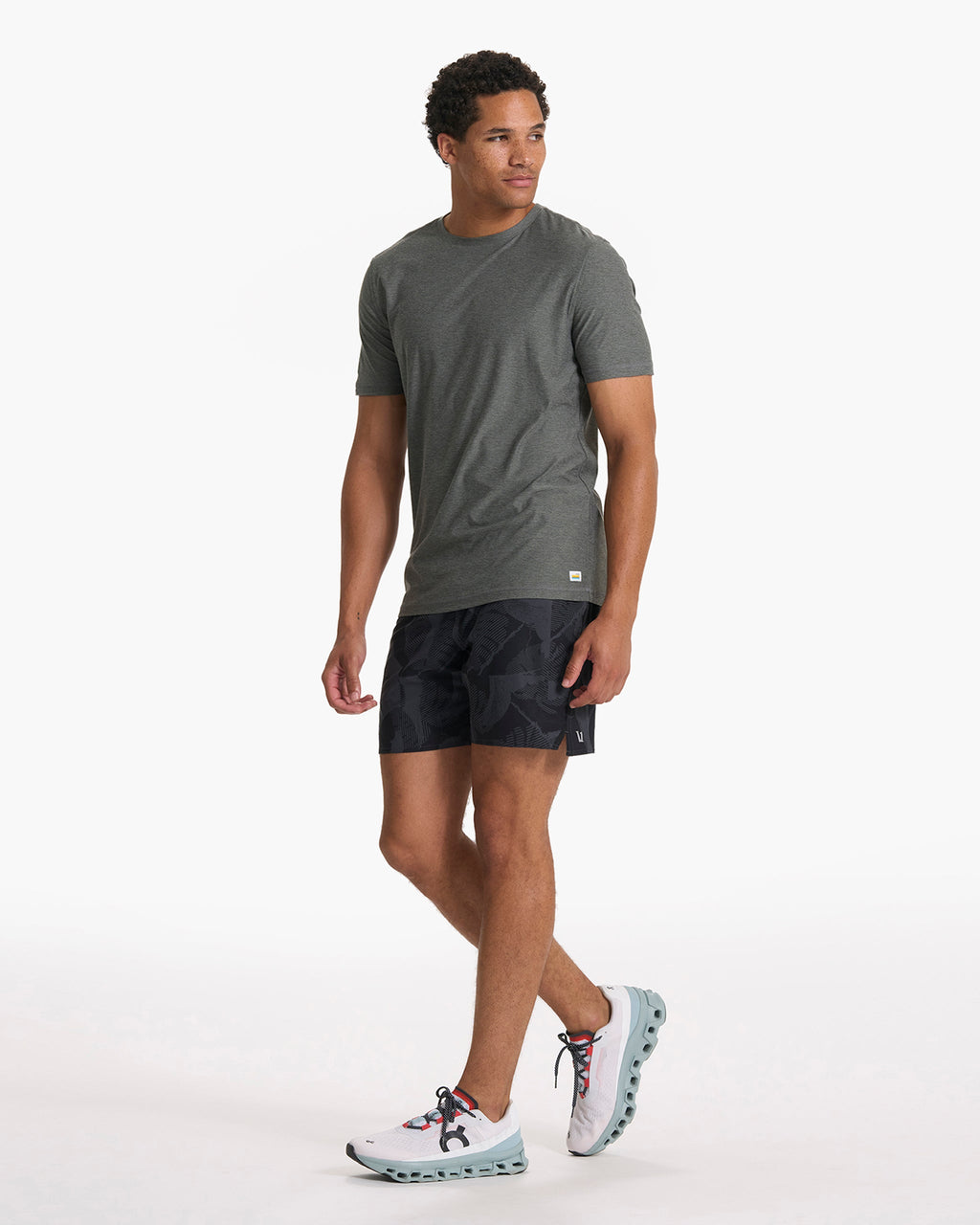 Trail Short | Charcoal Deco