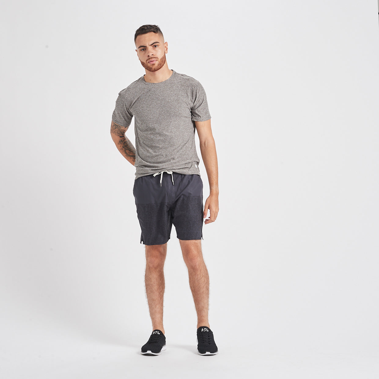 Trail Short | Charcoal Texture