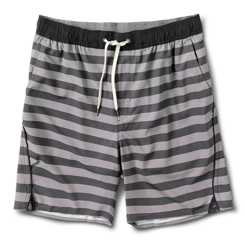 Trail Short | Charcoal Micro Stripe