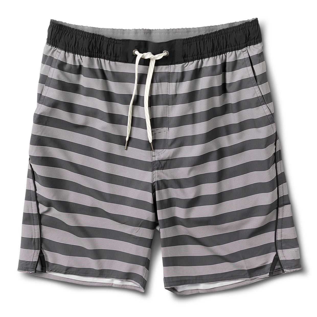 Trail Short | Charcoal Micro Stripe
