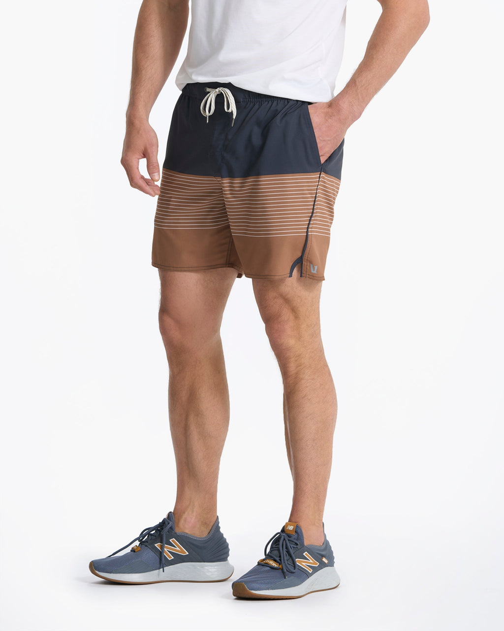 Trail Short | Camel Stripe