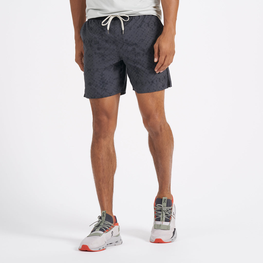 Trail Short | Charcoal Shibori