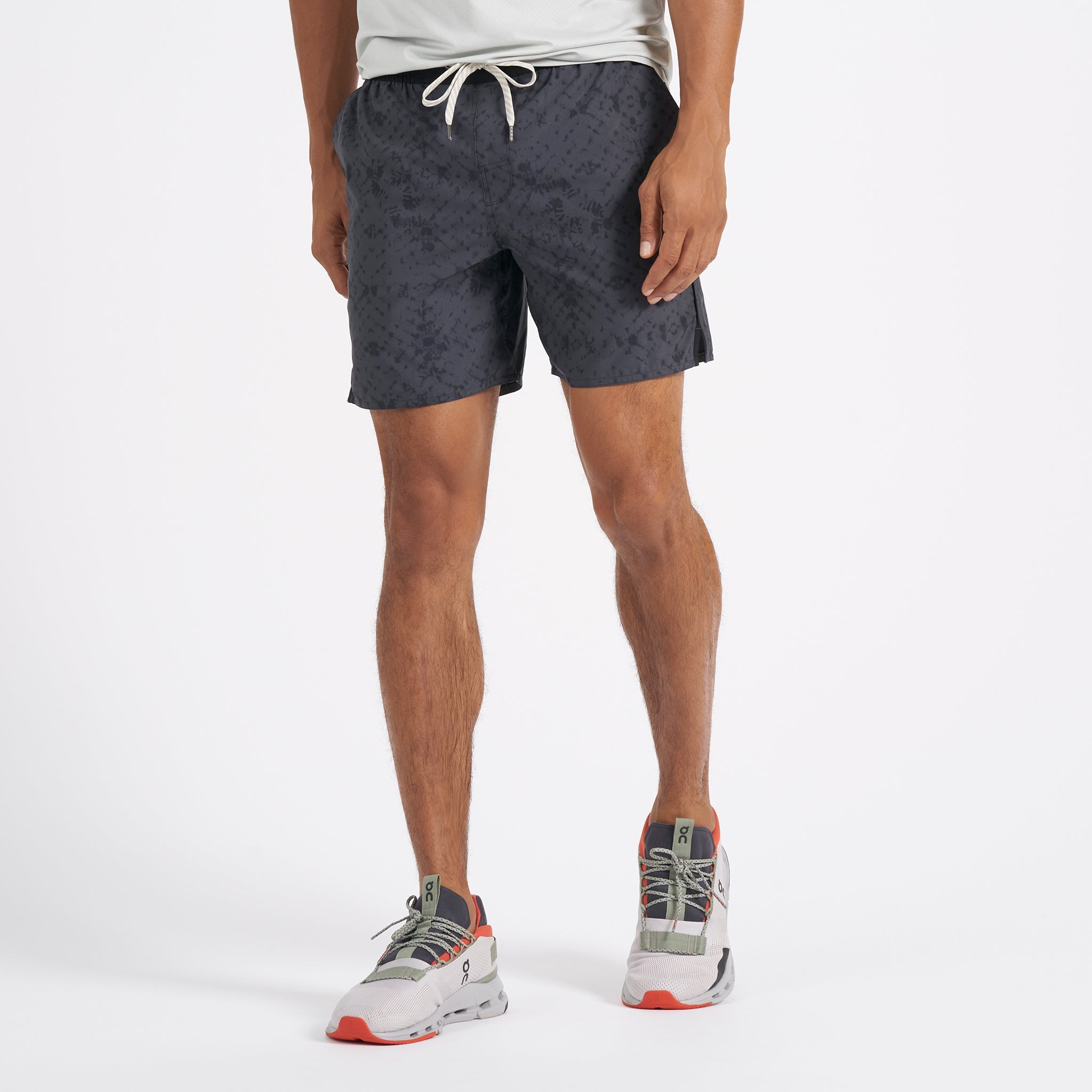 Trail Short | Charcoal Shibori