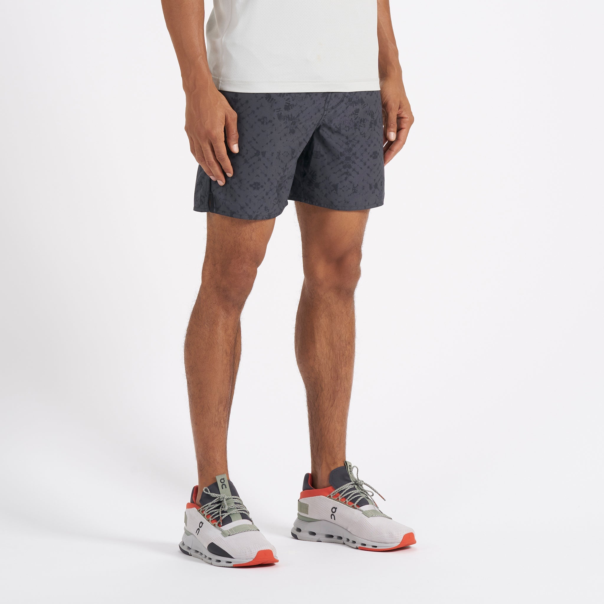 Trail Short | Charcoal Shibori