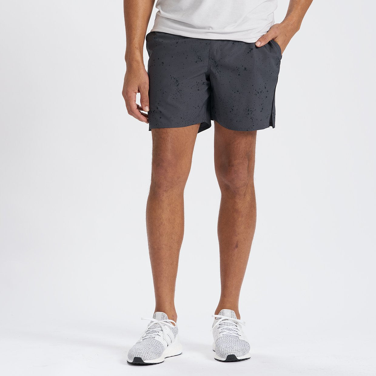Trail Short | Charcoal Splatter