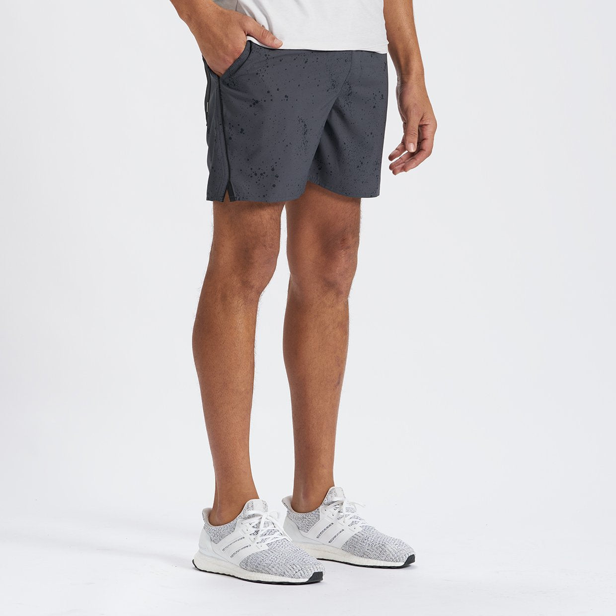 Trail Short | Charcoal Splatter