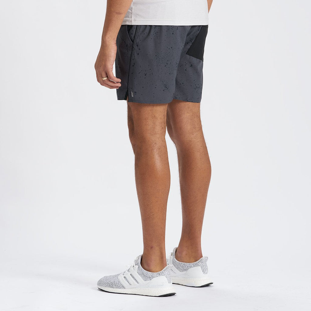 Trail Short | Charcoal Splatter