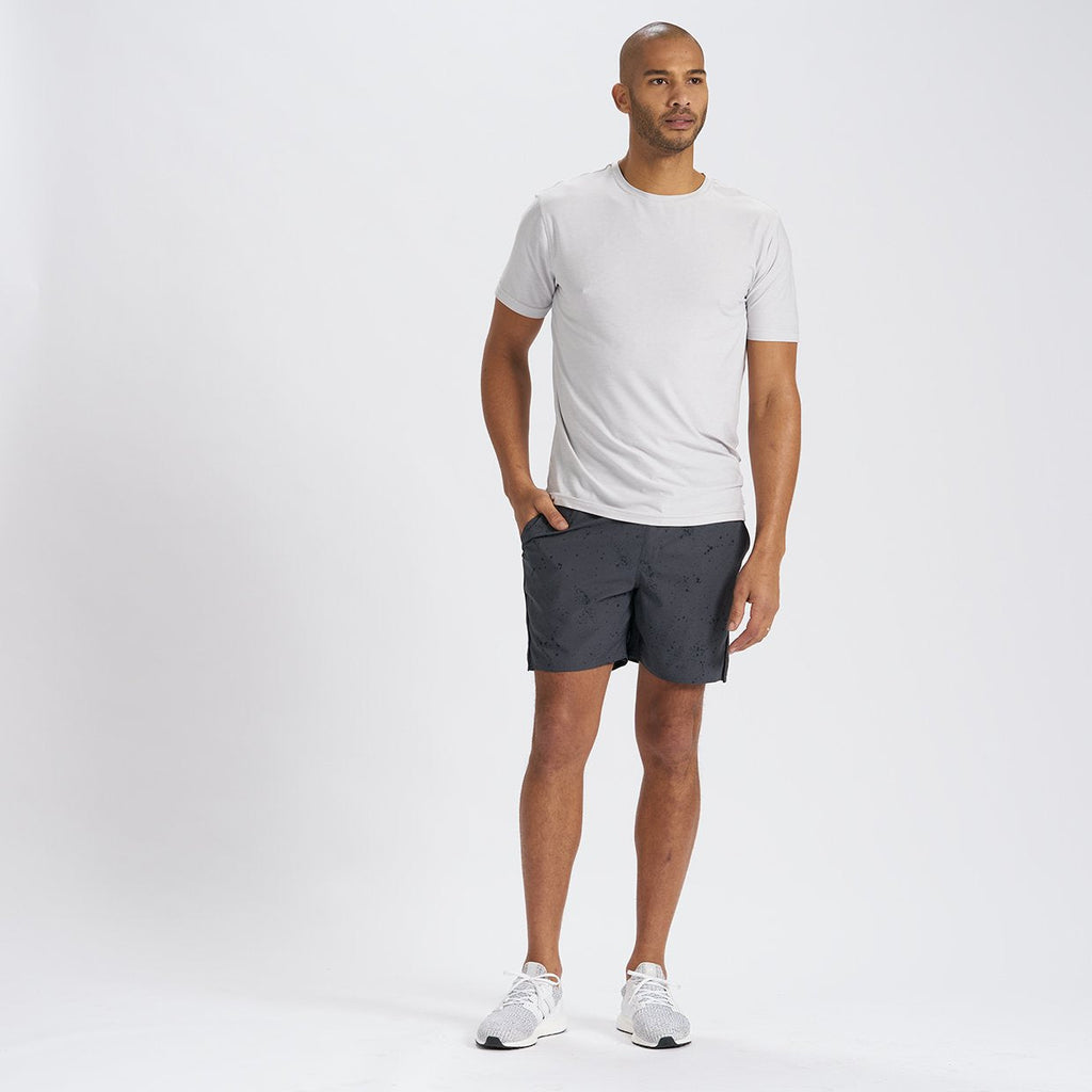 Trail Short | Charcoal Splatter
