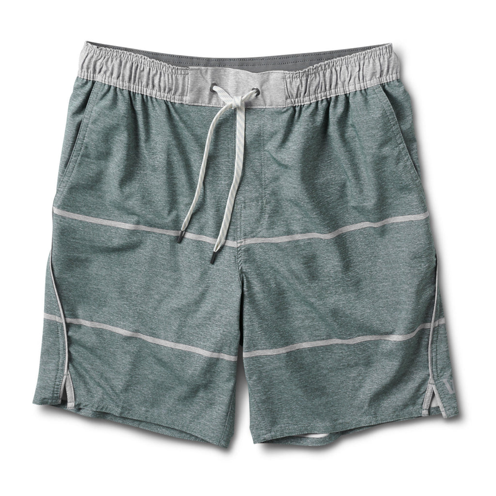 Trail Short | Evergreen Heather Stripe