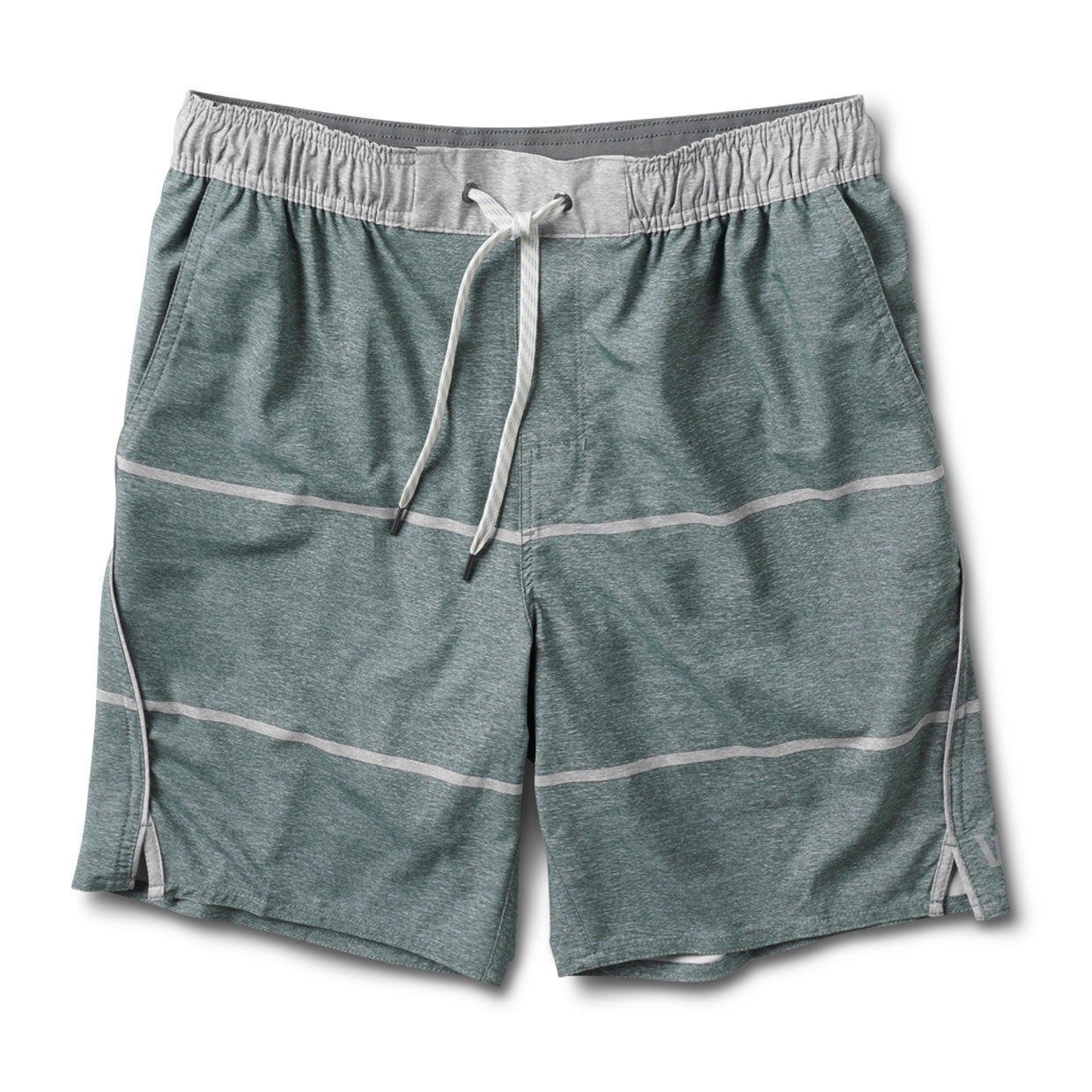 Trail Short | Evergreen Heather Stripe