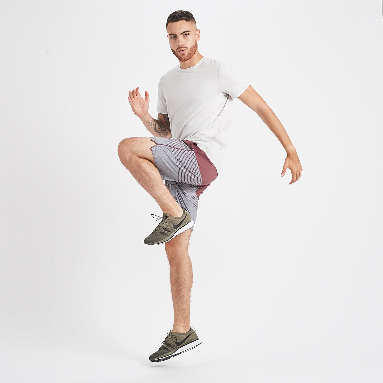 Trail Short | Fig Stripe