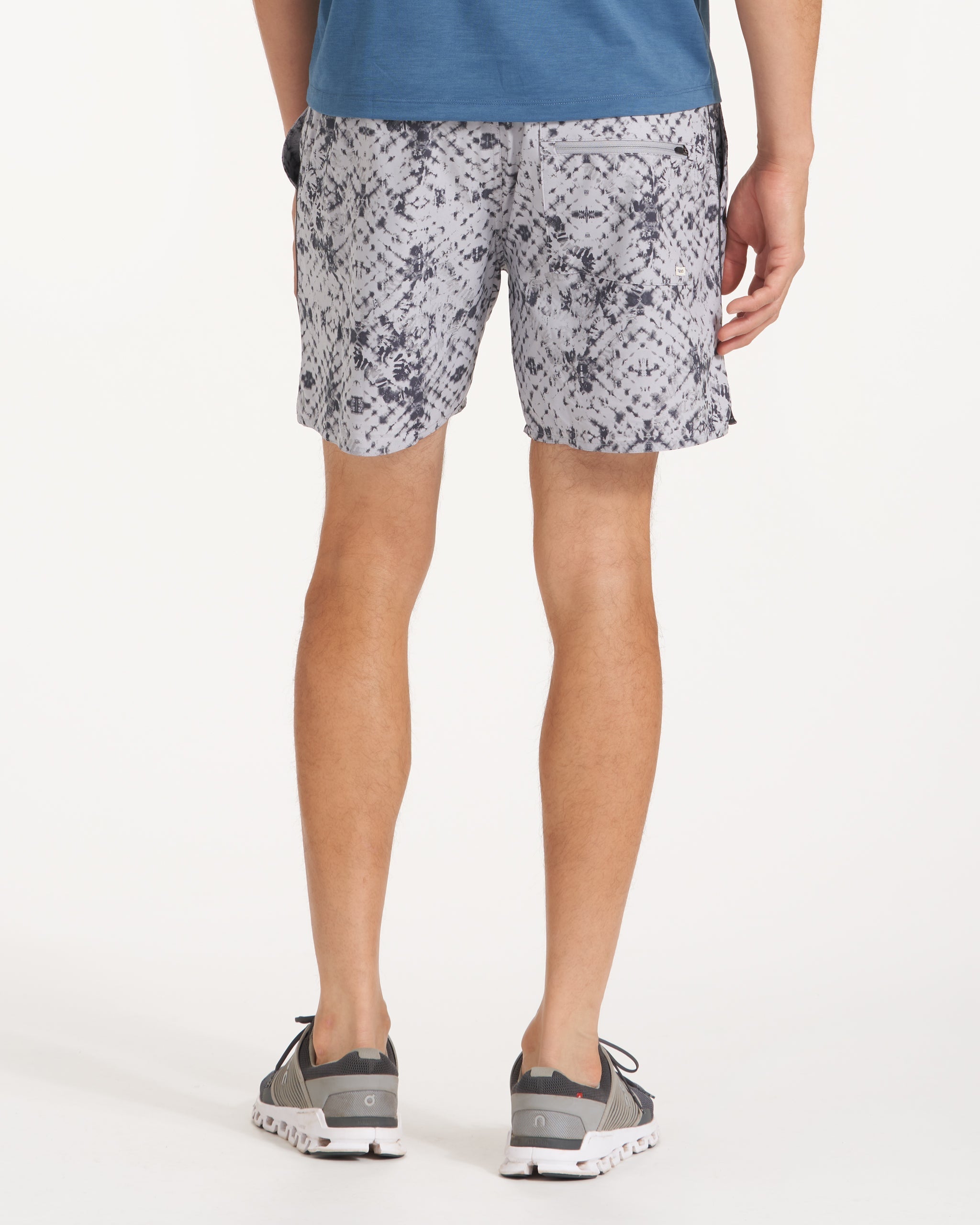 Trail Short | Grey Shibori