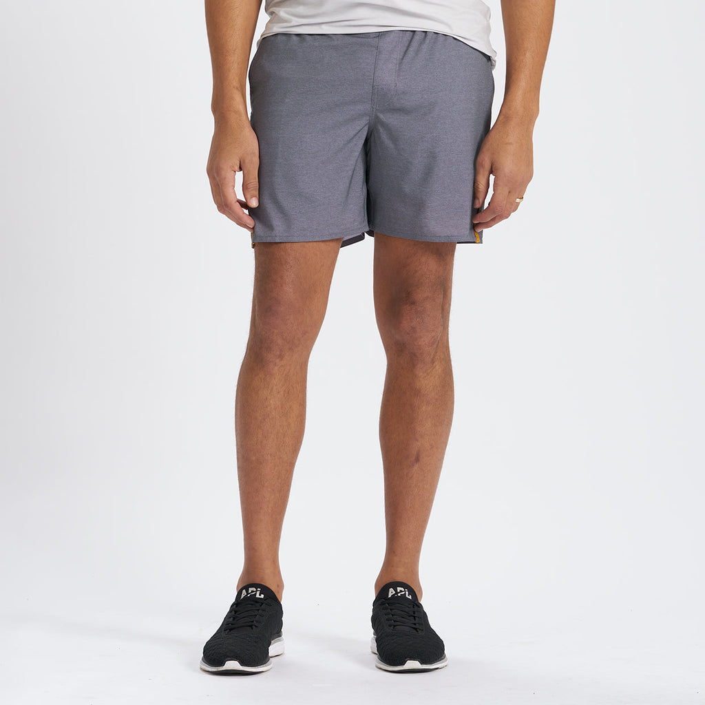 Trail Short | Charcoal Heather Texture