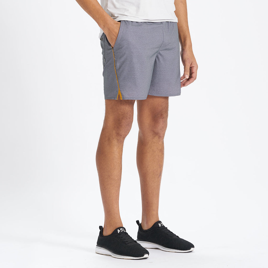 Trail Short | Charcoal Heather Texture